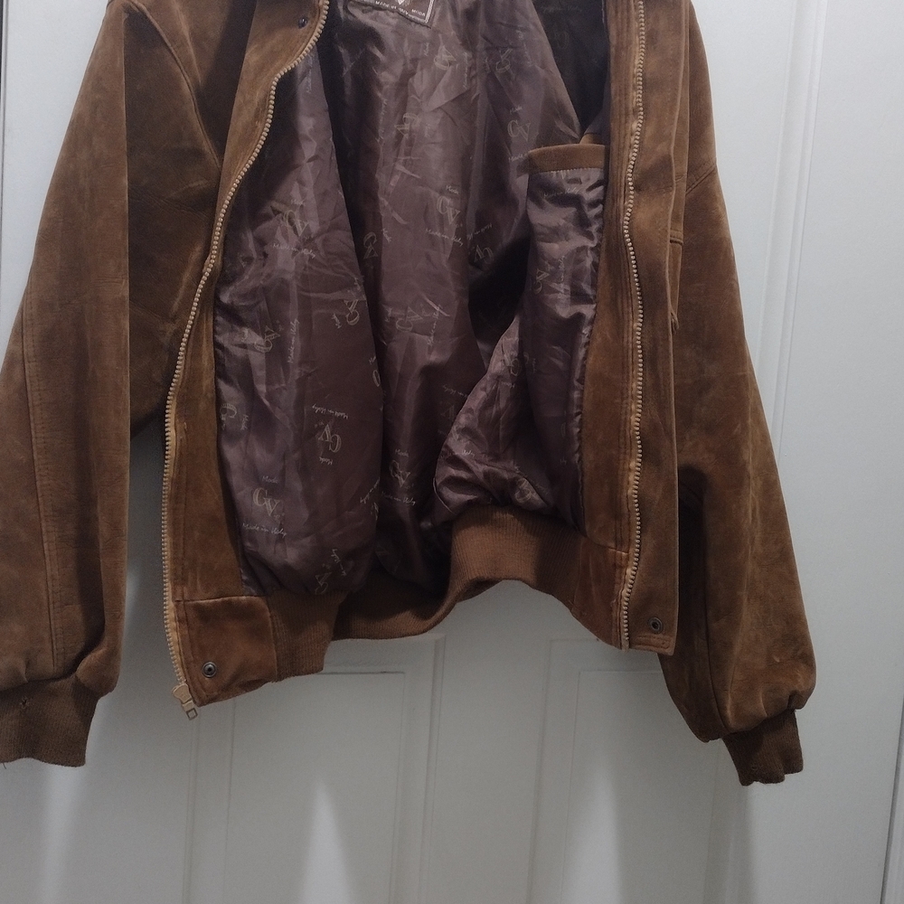Men's Brown Suede Jacket